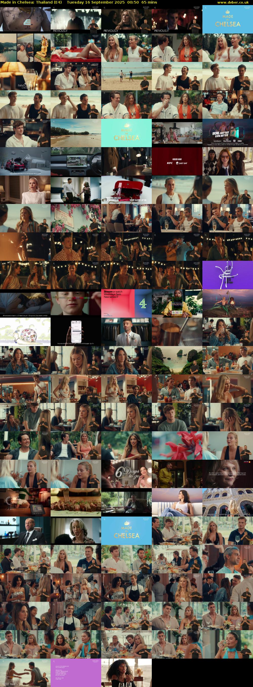 Made in Chelsea: Thailand (E4) Tuesday 16 September 2025 00:50 - 01:55