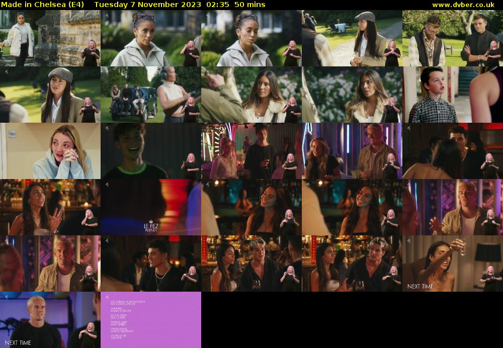 Made in Chelsea (E4) Tuesday 7 November 2023 02:35 - 03:25