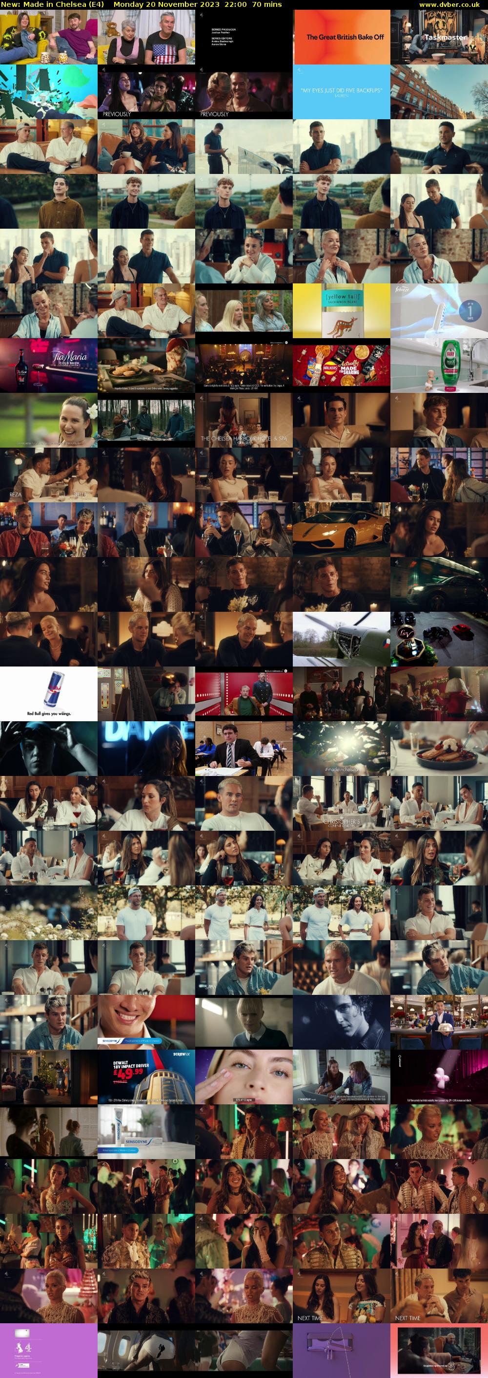 Made in Chelsea (E4) Monday 20 November 2023 22:00 - 23:10
