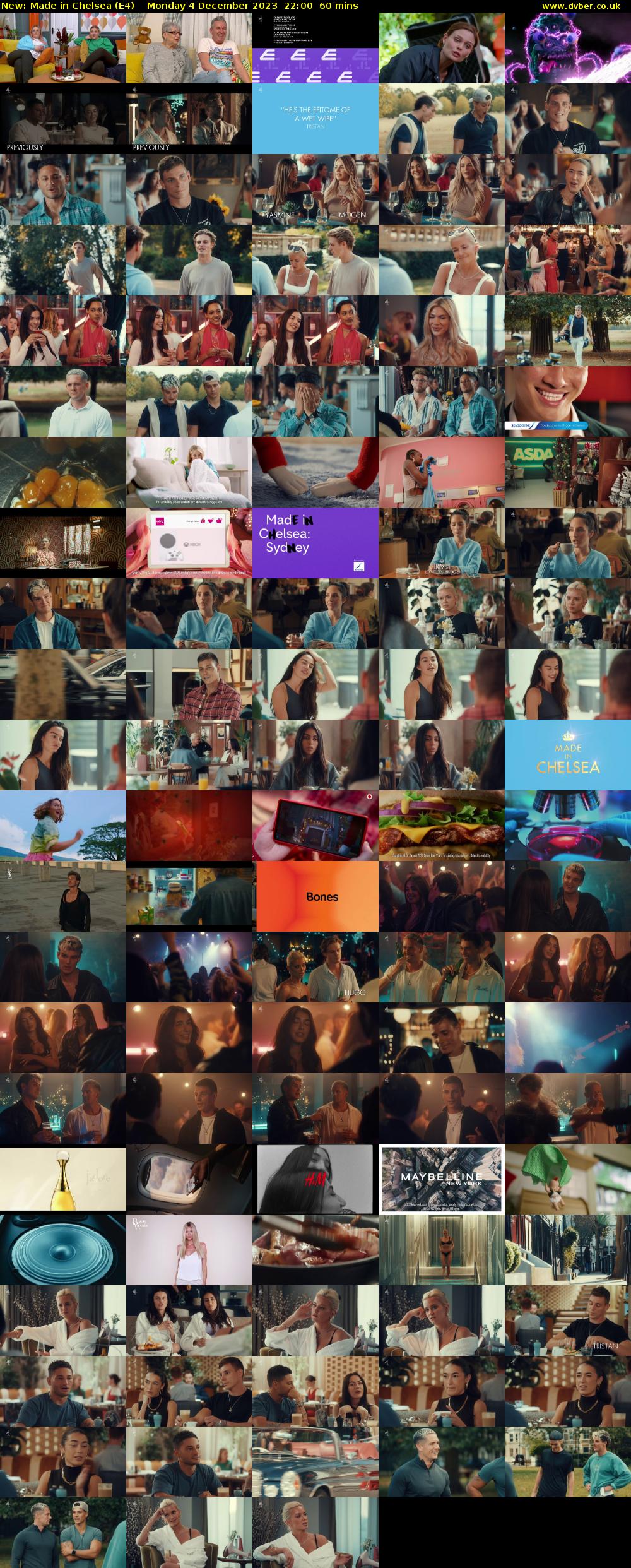 Made in Chelsea (E4) Monday 4 December 2023 22:00 - 23:00