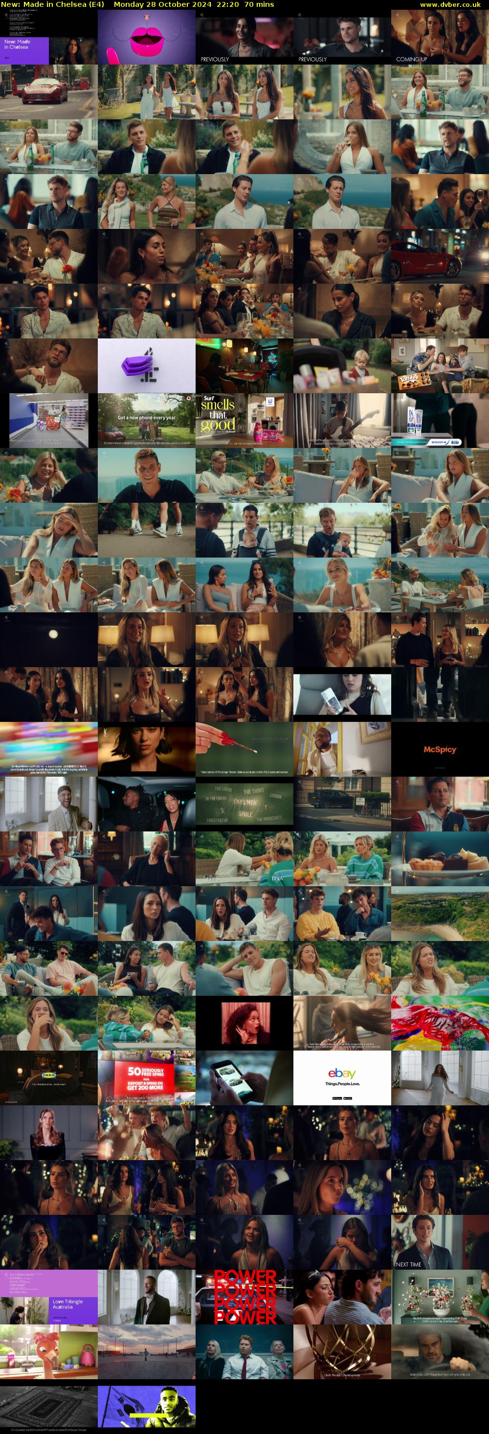 Made in Chelsea (E4) Monday 28 October 2024 22:20 - 23:30