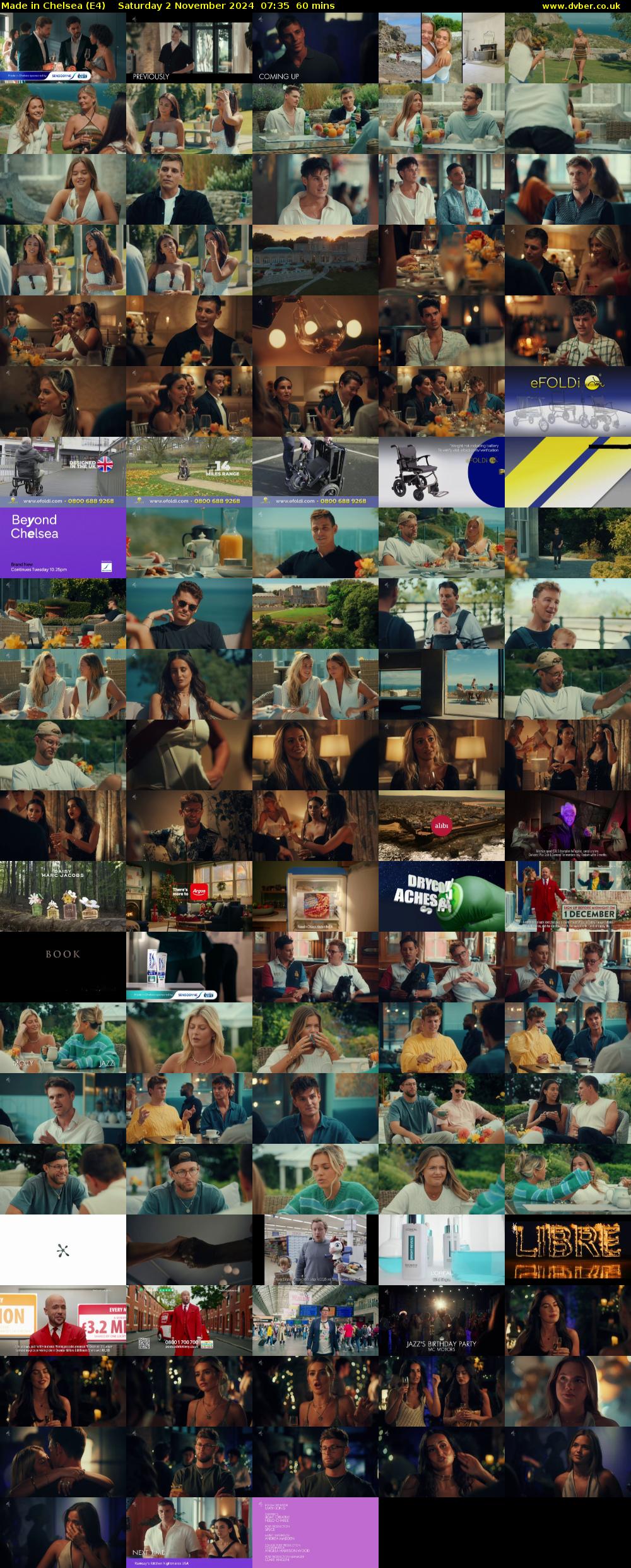 Made in Chelsea (E4) Saturday 2 November 2024 07:35 - 08:35