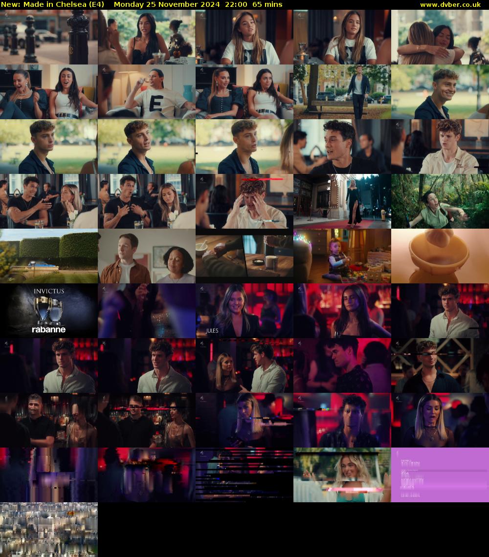Made in Chelsea (E4) Monday 25 November 2024 22:00 - 23:05