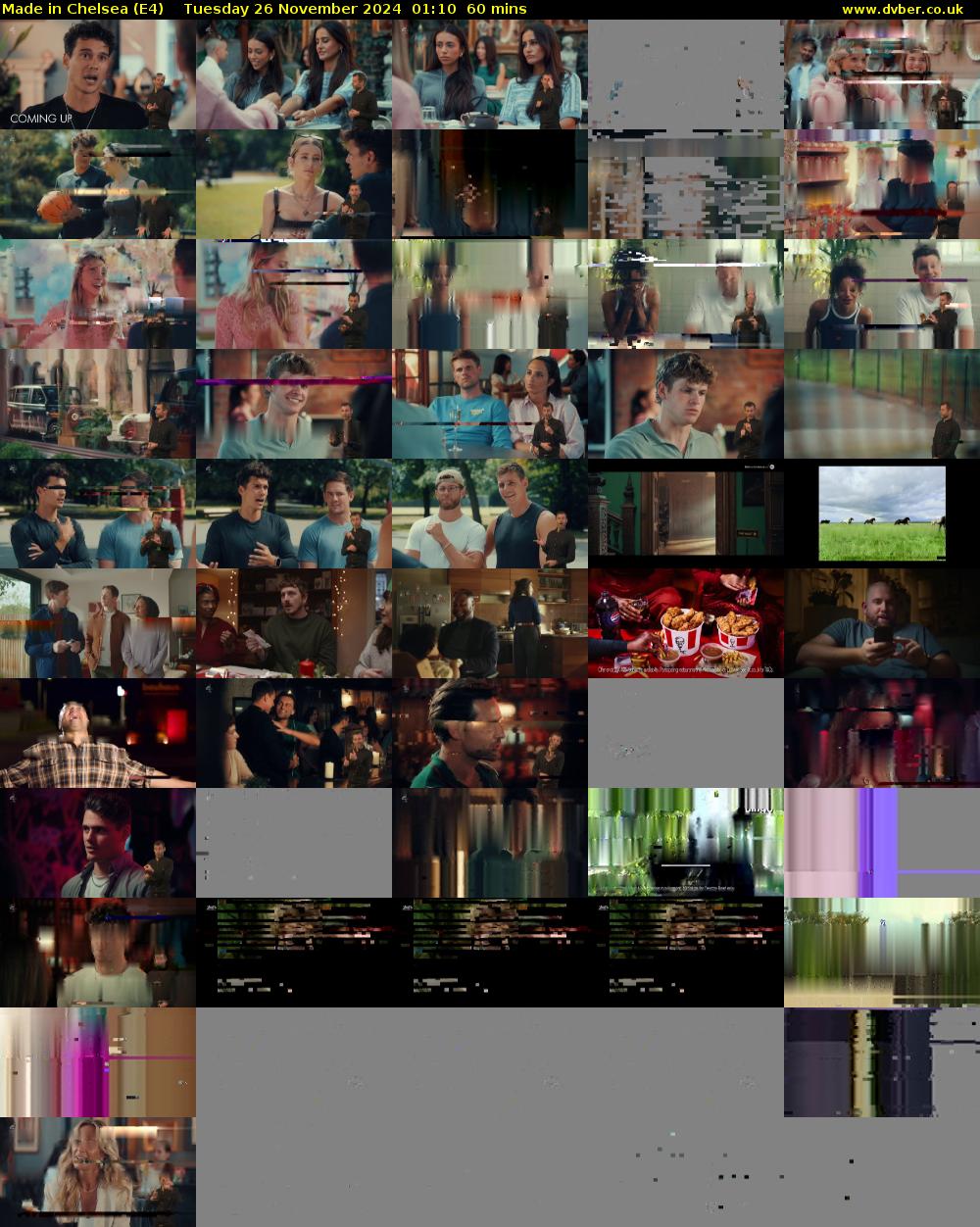 Made in Chelsea (E4) Tuesday 26 November 2024 01:10 - 02:10