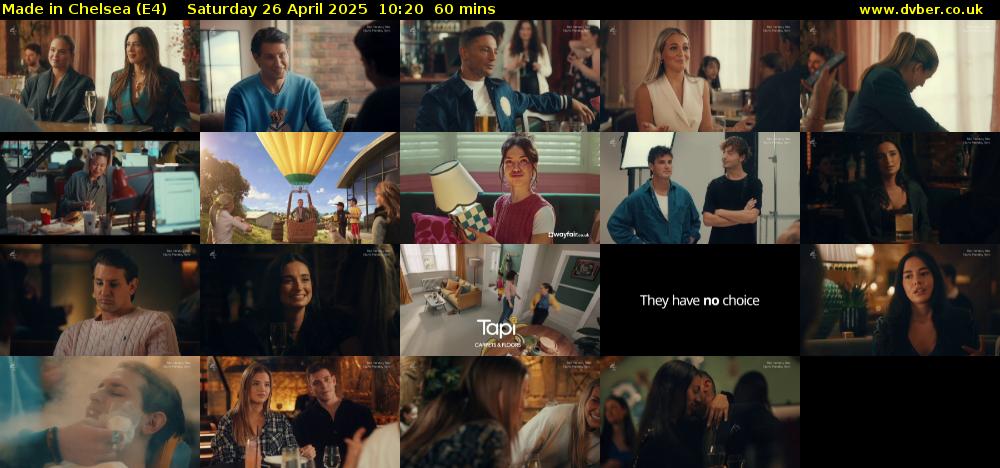 Made in Chelsea (E4) Saturday 26 April 2025 10:20 - 11:20