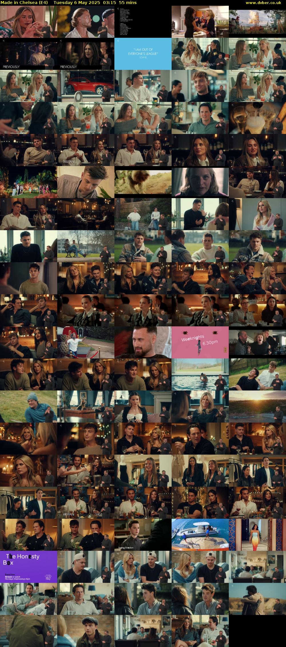 Made in Chelsea (E4) Tuesday 6 May 2025 03:15 - 04:10