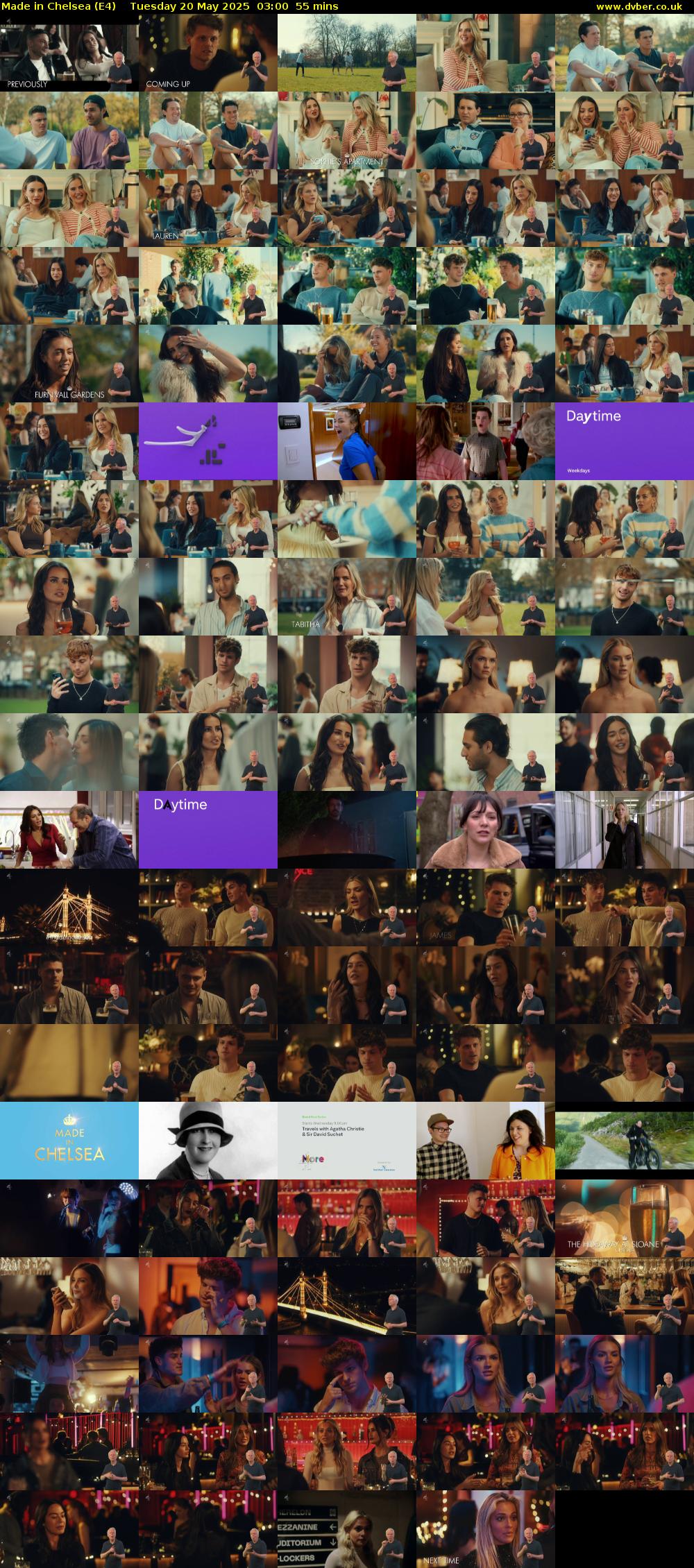 Made in Chelsea (E4) Tuesday 20 May 2025 03:00 - 03:55