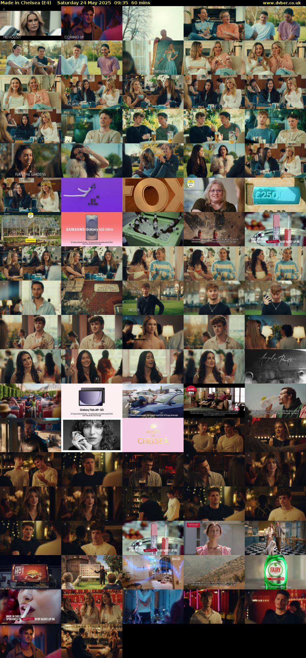 Made in Chelsea (E4) Saturday 24 May 2025 09:35 - 10:35