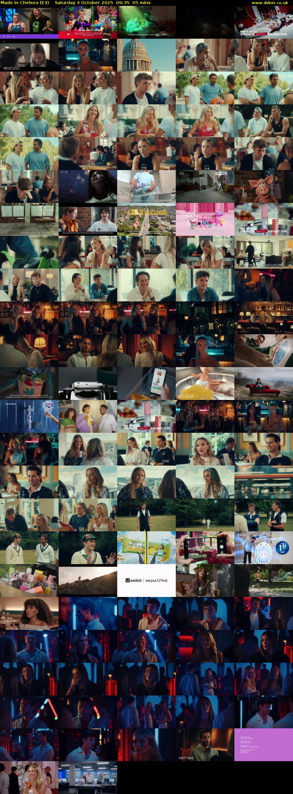 Made in Chelsea (E4) Saturday 4 October 2025 09:35 - 10:40