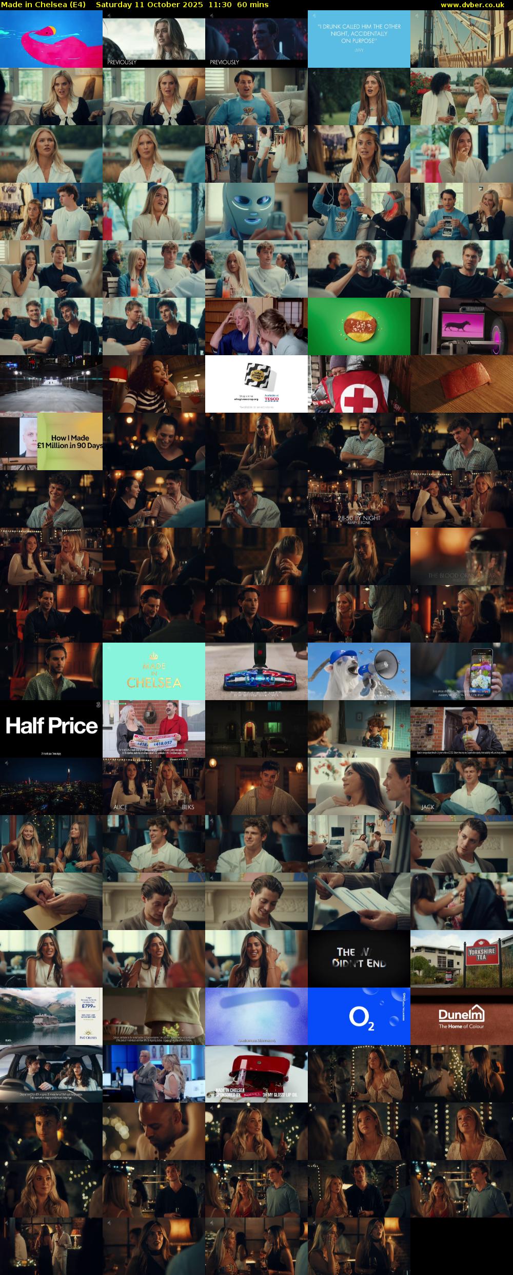 Made in Chelsea (E4) Saturday 11 October 2025 11:30 - 12:30