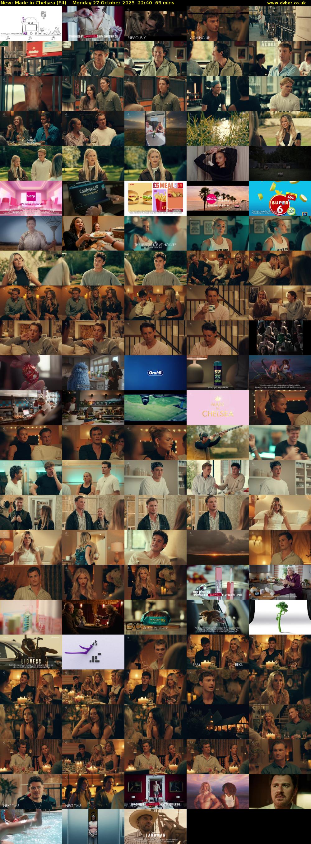 Made in Chelsea (E4) Monday 27 October 2025 22:40 - 23:45