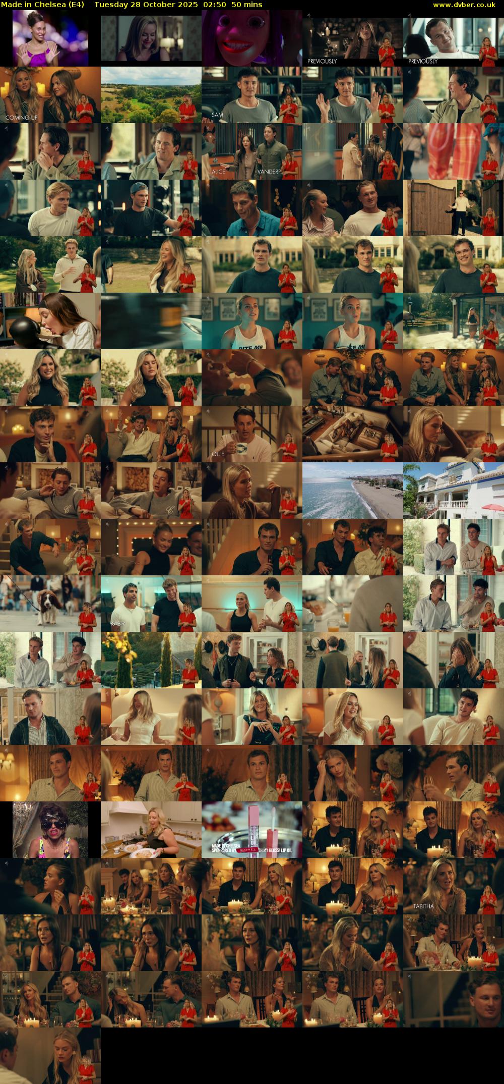 Made in Chelsea (E4) Tuesday 28 October 2025 02:50 - 03:40