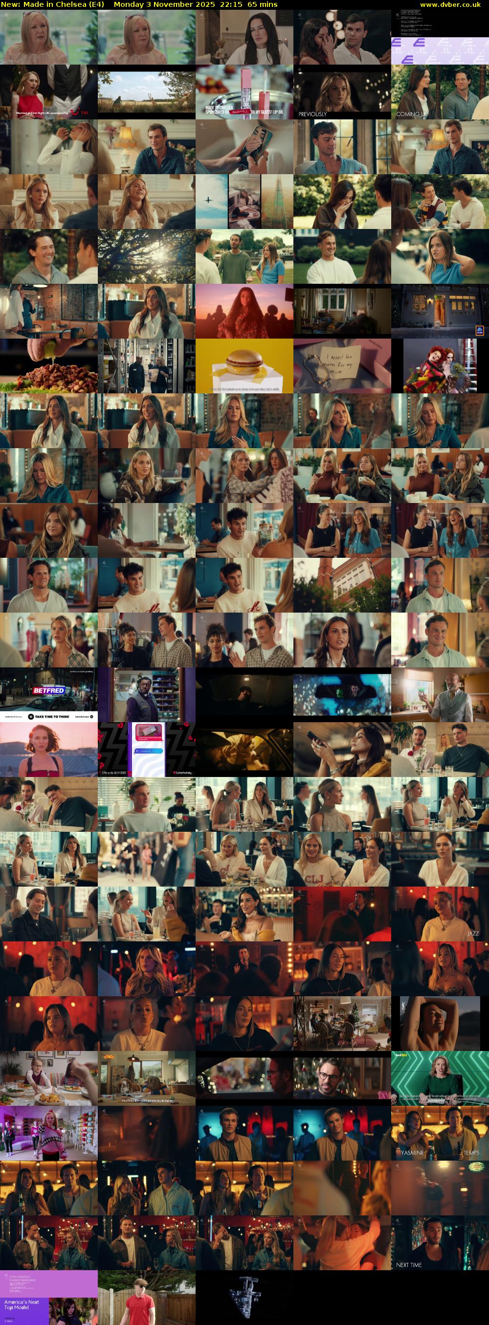 Made in Chelsea (E4) Monday 3 November 2025 22:15 - 23:20