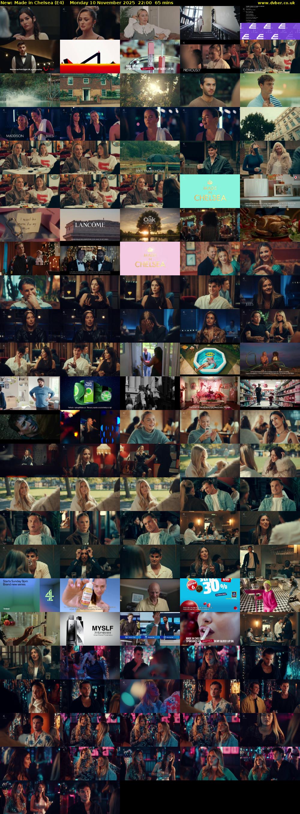 Made in Chelsea (E4) Monday 10 November 2025 22:00 - 23:05