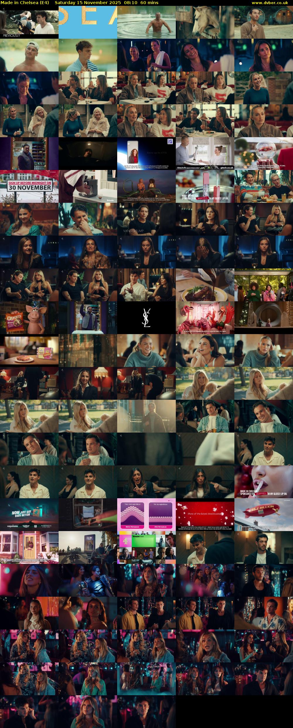 Made in Chelsea (E4) Saturday 15 November 2025 08:10 - 09:10