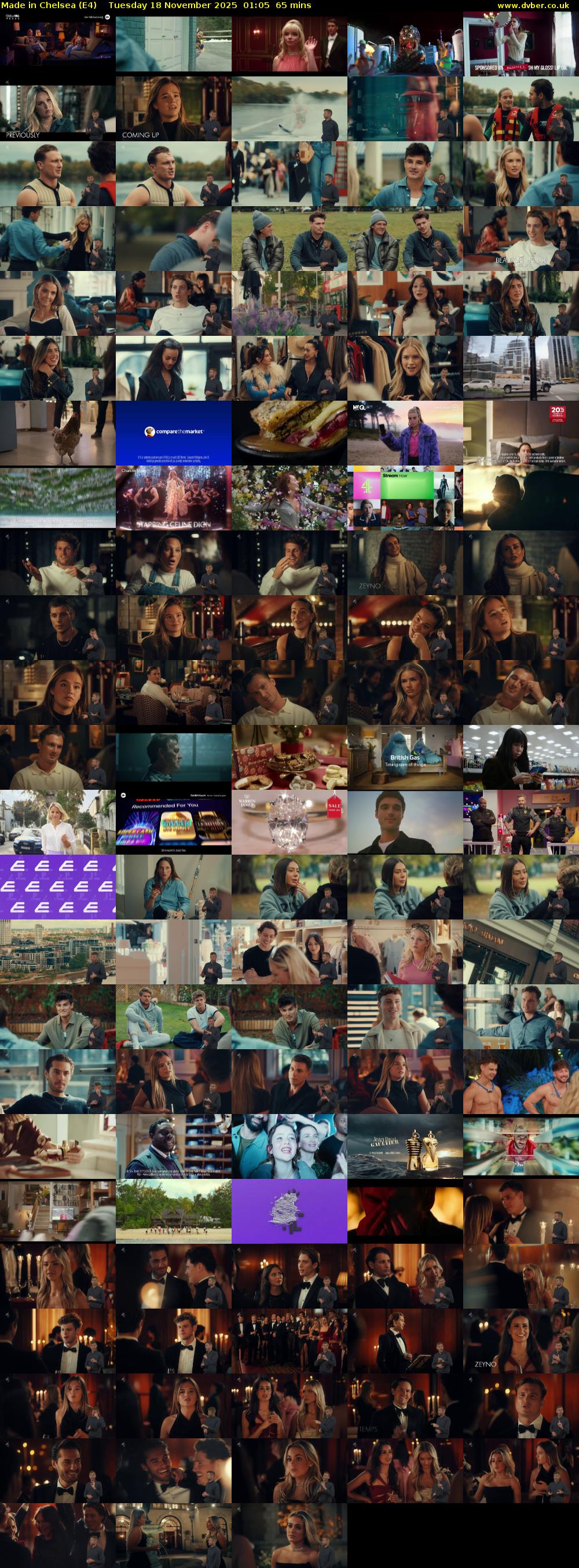 Made in Chelsea (E4) Tuesday 18 November 2025 01:05 - 02:10