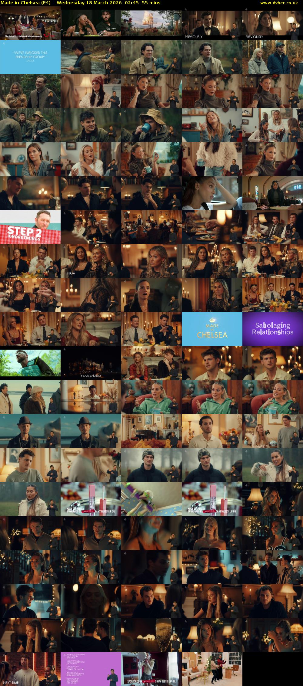 Made in Chelsea (E4) Wednesday 18 March 2026 02:45 - 03:40