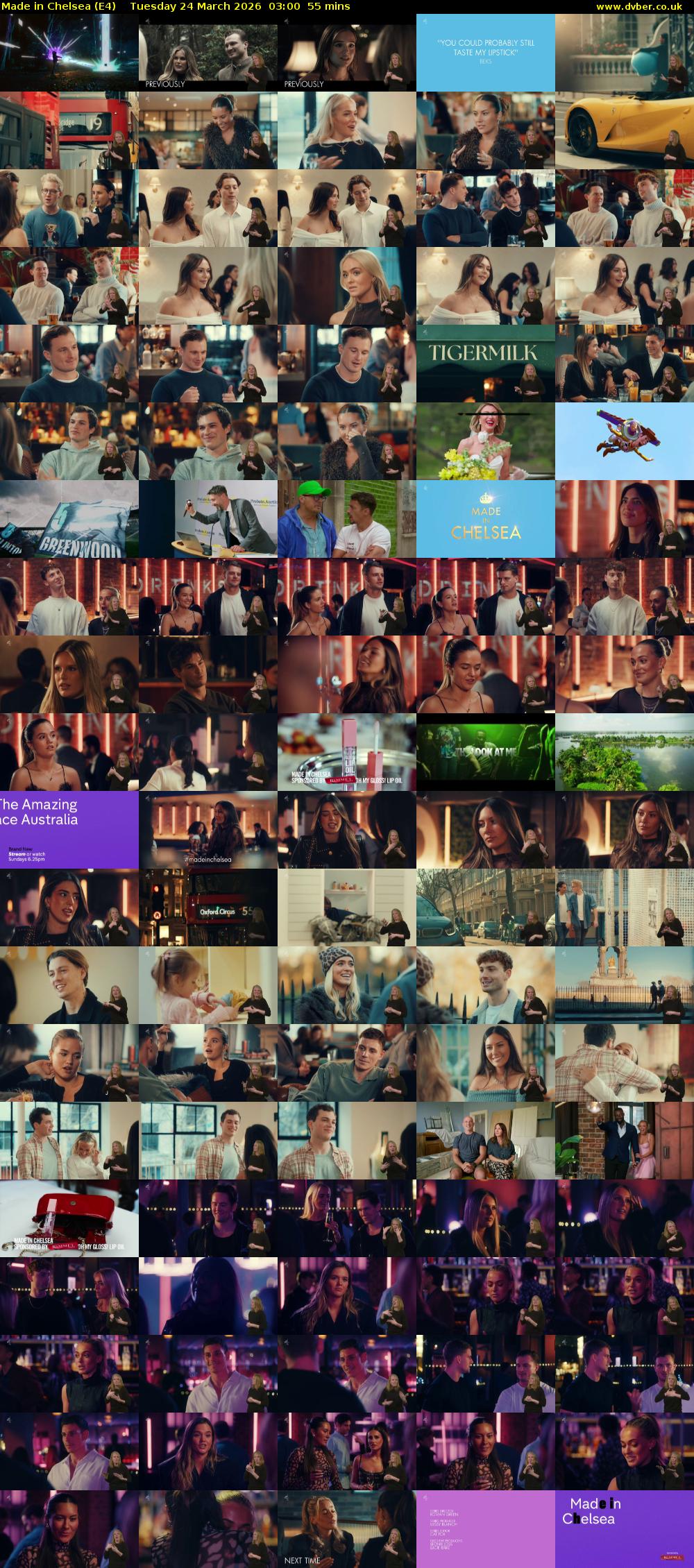 Made in Chelsea (E4) Tuesday 24 March 2026 03:00 - 03:55