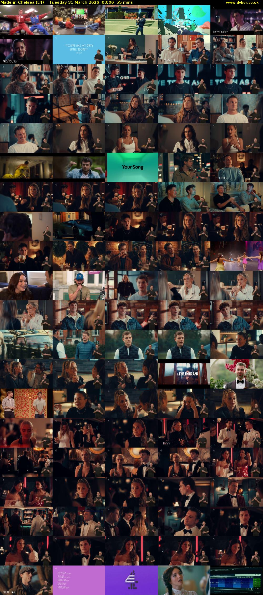 Made in Chelsea (E4) Tuesday 31 March 2026 03:00 - 03:55