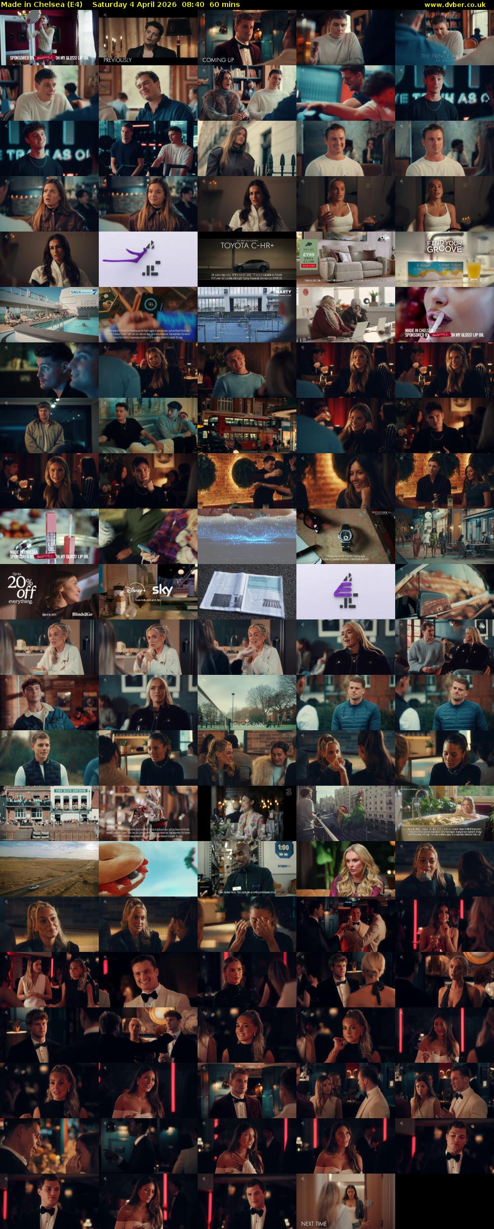 Made in Chelsea (E4) Saturday 4 April 2026 08:40 - 09:40