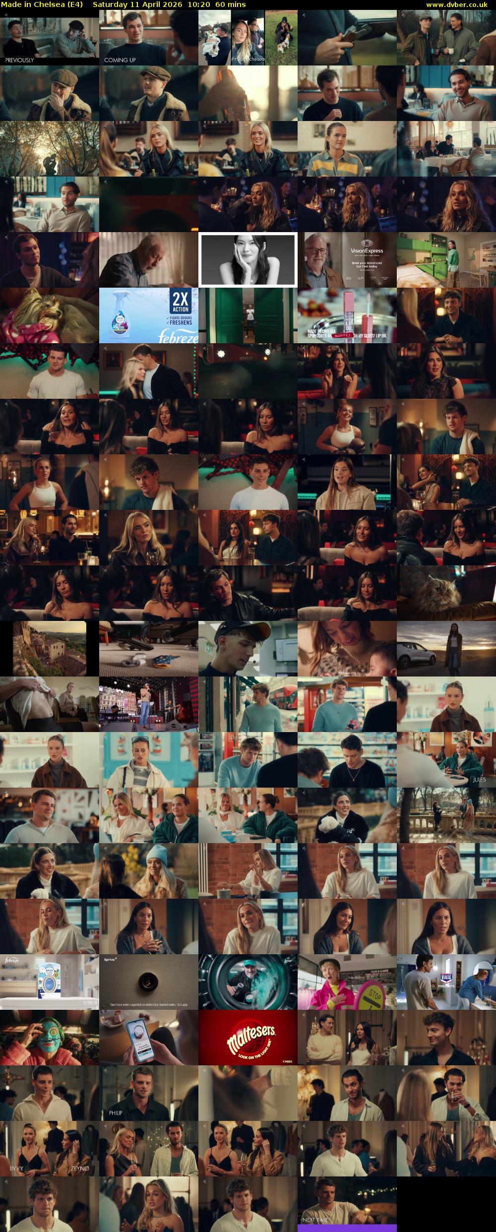 Made in Chelsea (E4) Saturday 11 April 2026 10:20 - 11:20