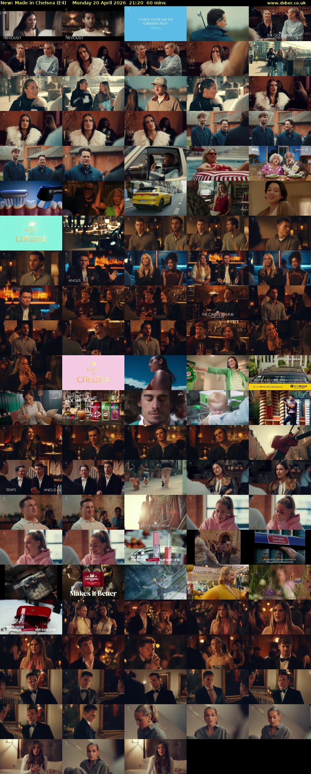 Made in Chelsea (E4) Monday 20 April 2026 21:20 - 22:20