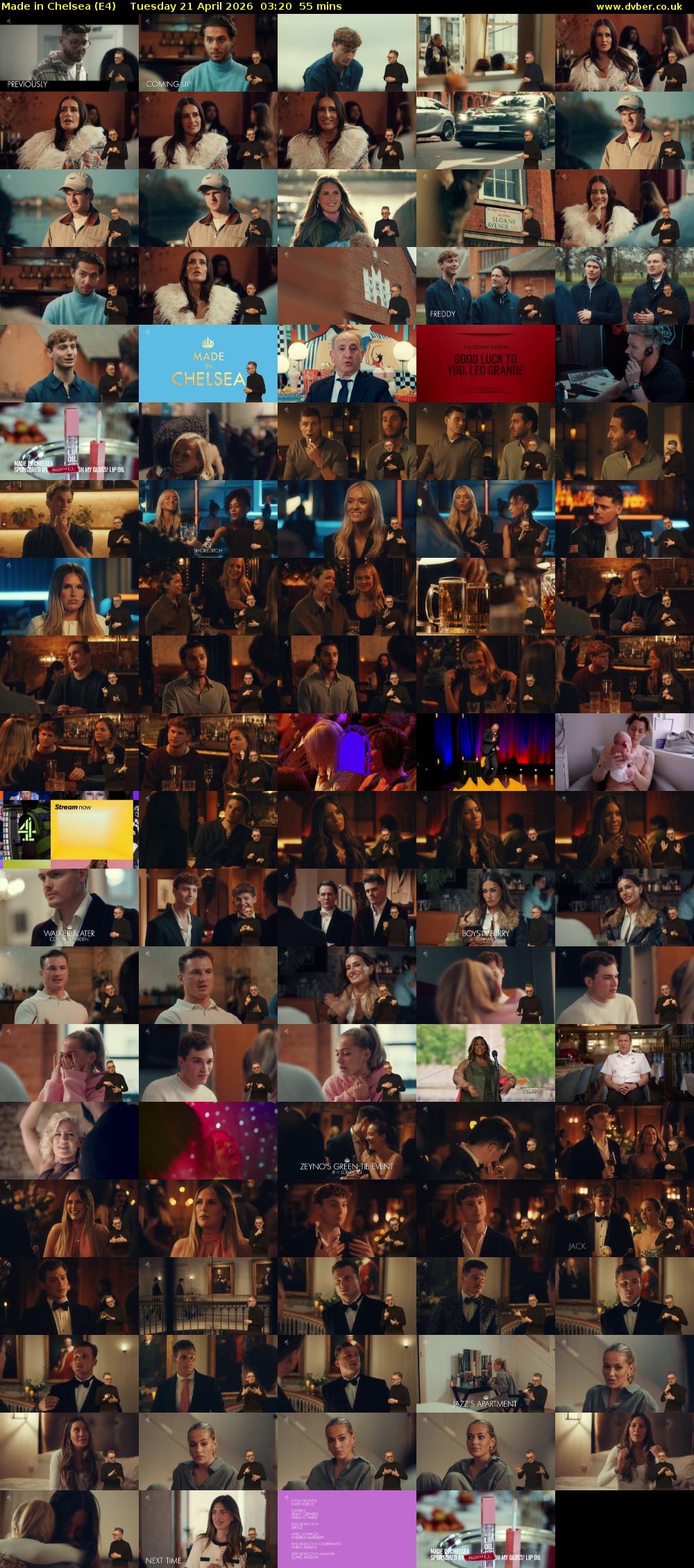 Made in Chelsea (E4) Tuesday 21 April 2026 03:20 - 04:15