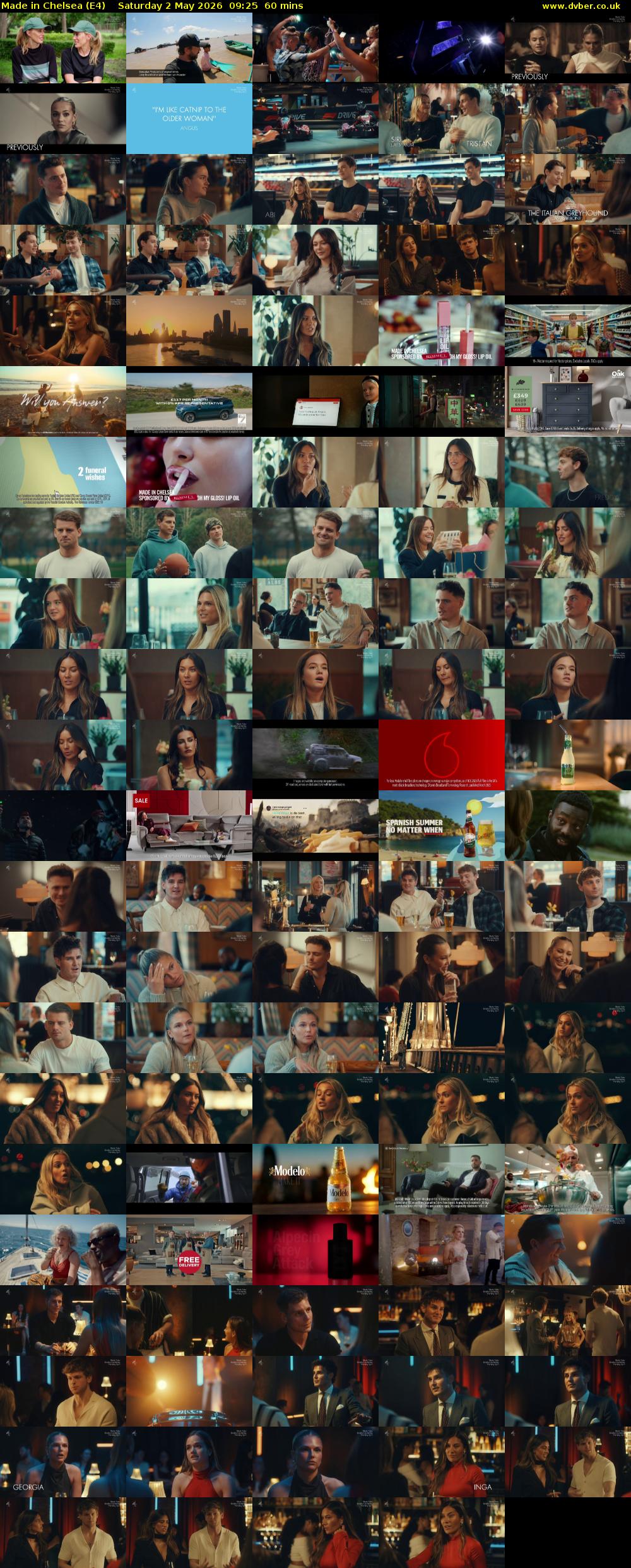 Made in Chelsea (E4) Saturday 2 May 2026 09:25 - 10:25