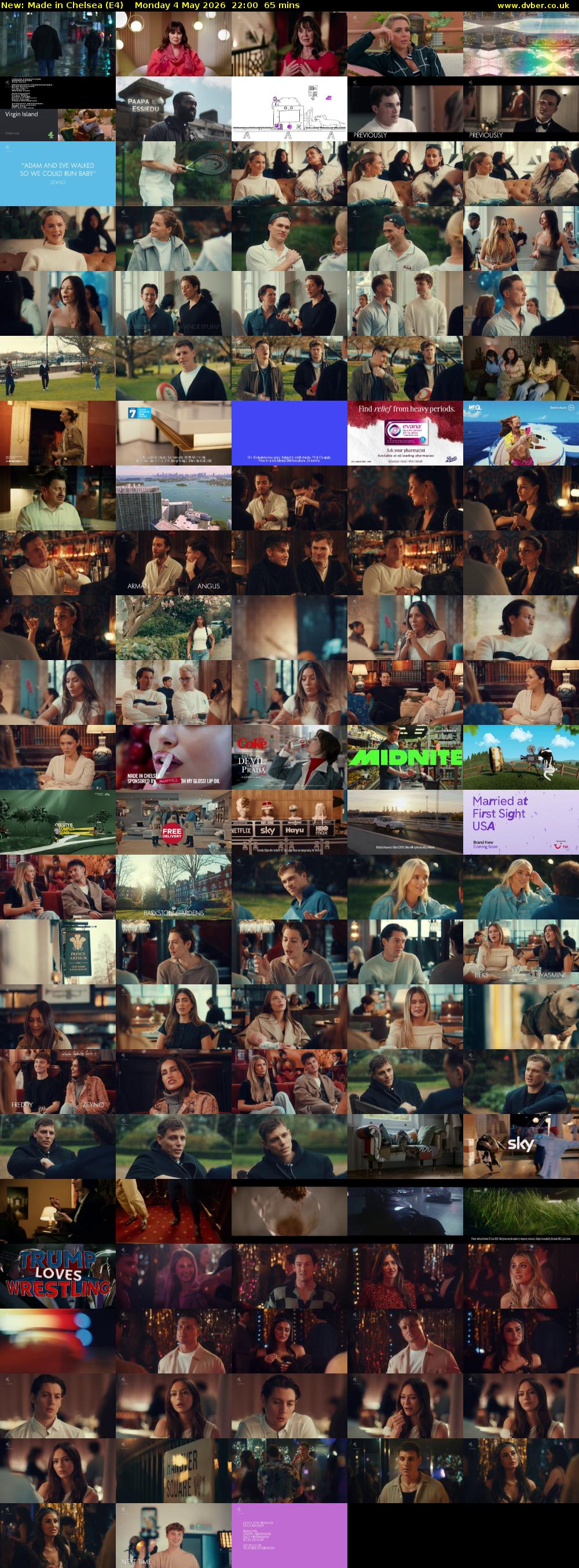 Made in Chelsea (E4) Monday 4 May 2026 22:00 - 23:05