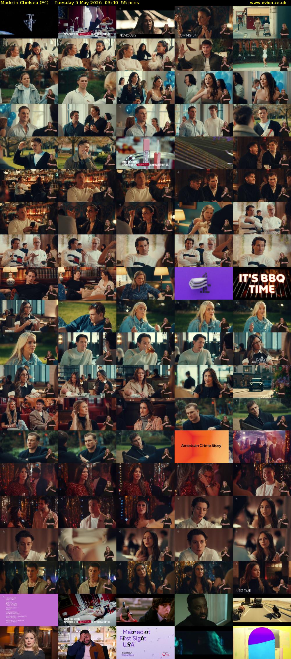 Made in Chelsea (E4) Tuesday 5 May 2026 03:40 - 04:35