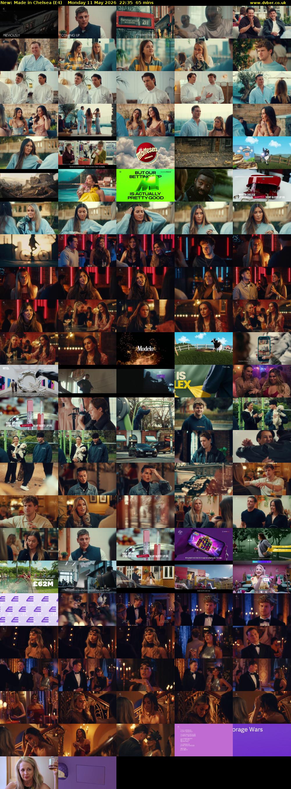 Made in Chelsea (E4) Monday 11 May 2026 22:35 - 23:40