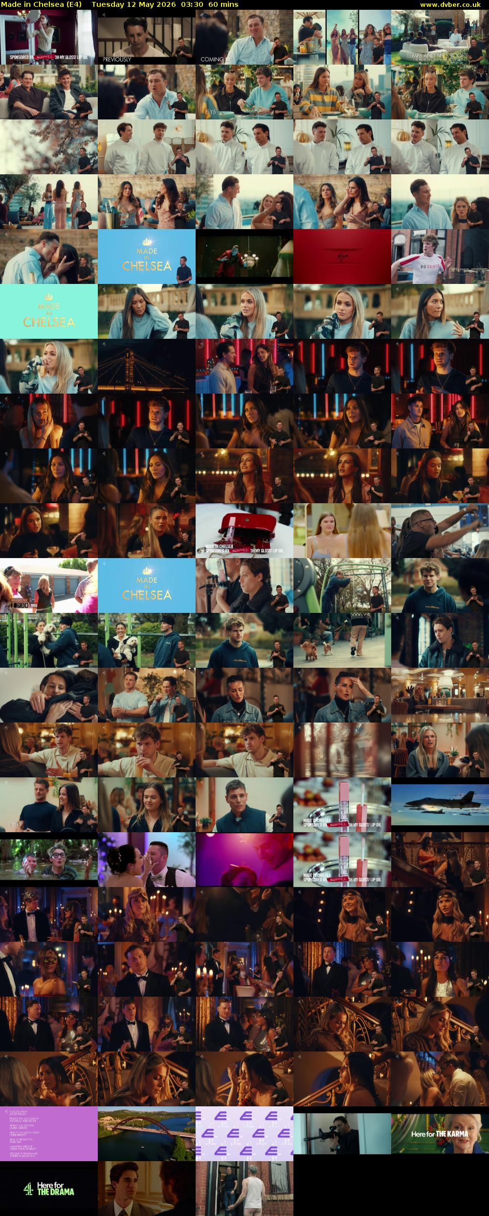 Made in Chelsea (E4) Tuesday 12 May 2026 03:30 - 04:30