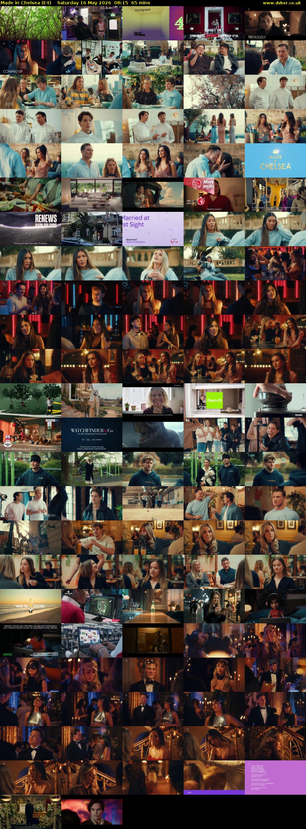 Made in Chelsea (E4) Saturday 16 May 2026 08:15 - 09:20