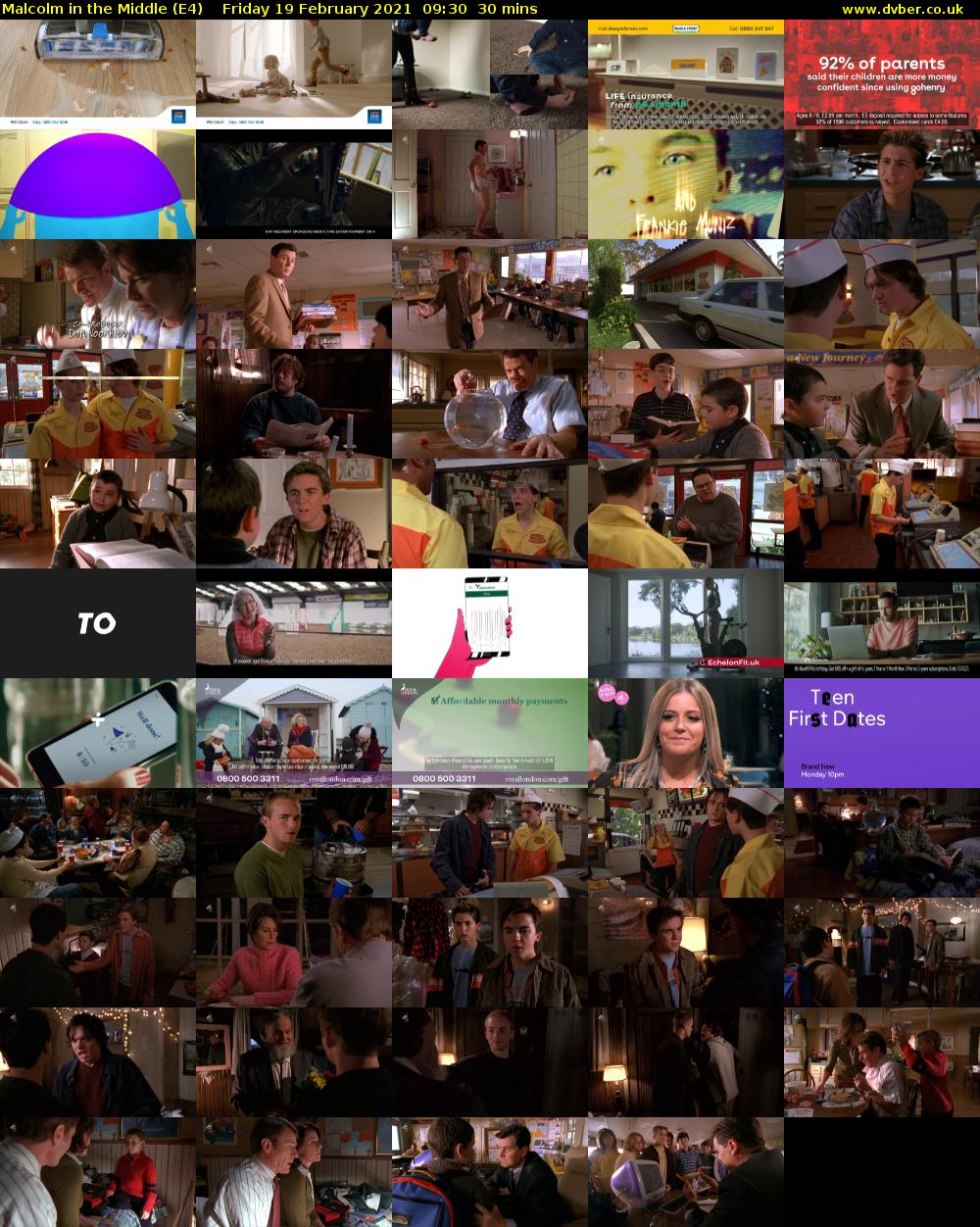 Malcolm in the Middle (E4) Friday 19 February 2021 09:30 - 10:00