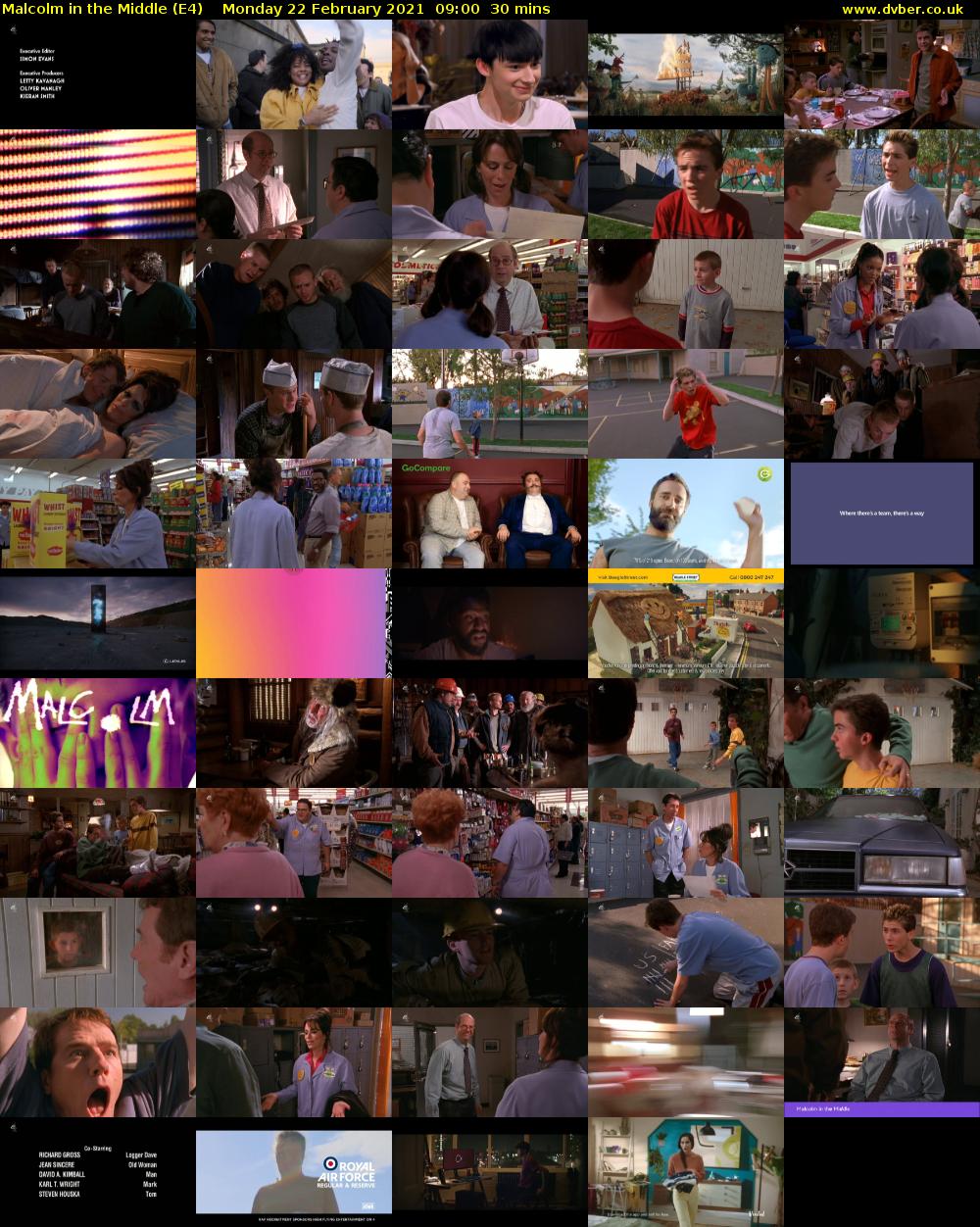 Malcolm in the Middle (E4) Monday 22 February 2021 09:00 - 09:30