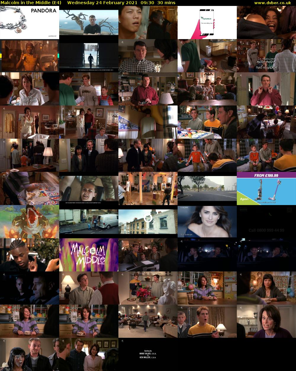 Malcolm in the Middle (E4) Wednesday 24 February 2021 09:30 - 10:00