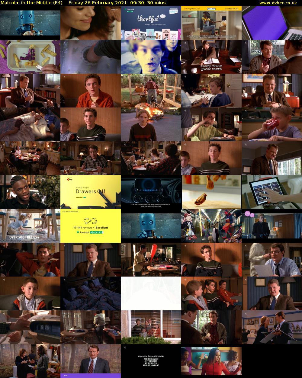 Malcolm in the Middle (E4) Friday 26 February 2021 09:30 - 10:00