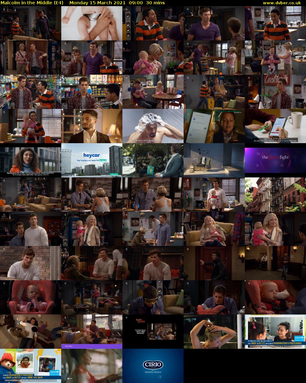 Malcolm in the Middle (E4) Monday 15 March 2021 09:00 - 09:30