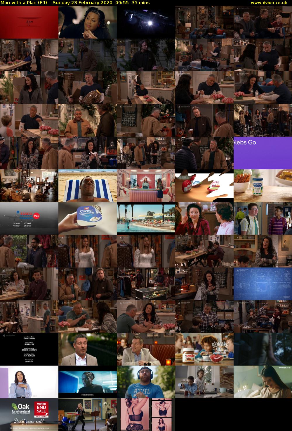 Man with a Plan (E4) Sunday 23 February 2020 09:55 - 10:30