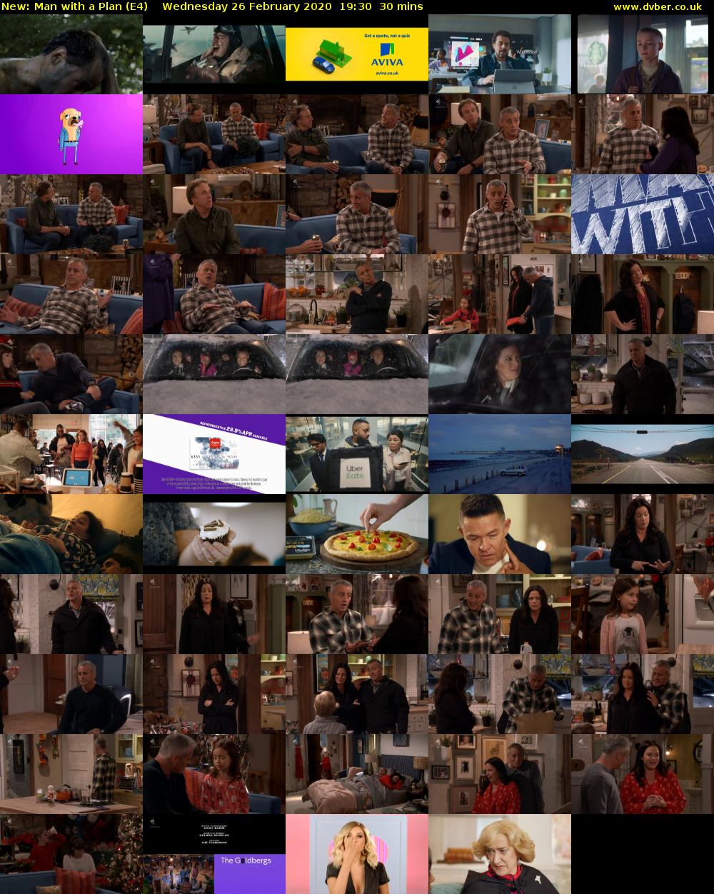 Man with a Plan (E4) Wednesday 26 February 2020 19:30 - 20:00
