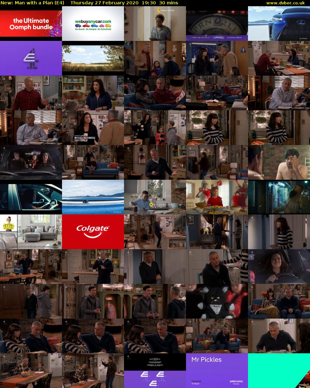 Man with a Plan (E4) Thursday 27 February 2020 19:30 - 20:00