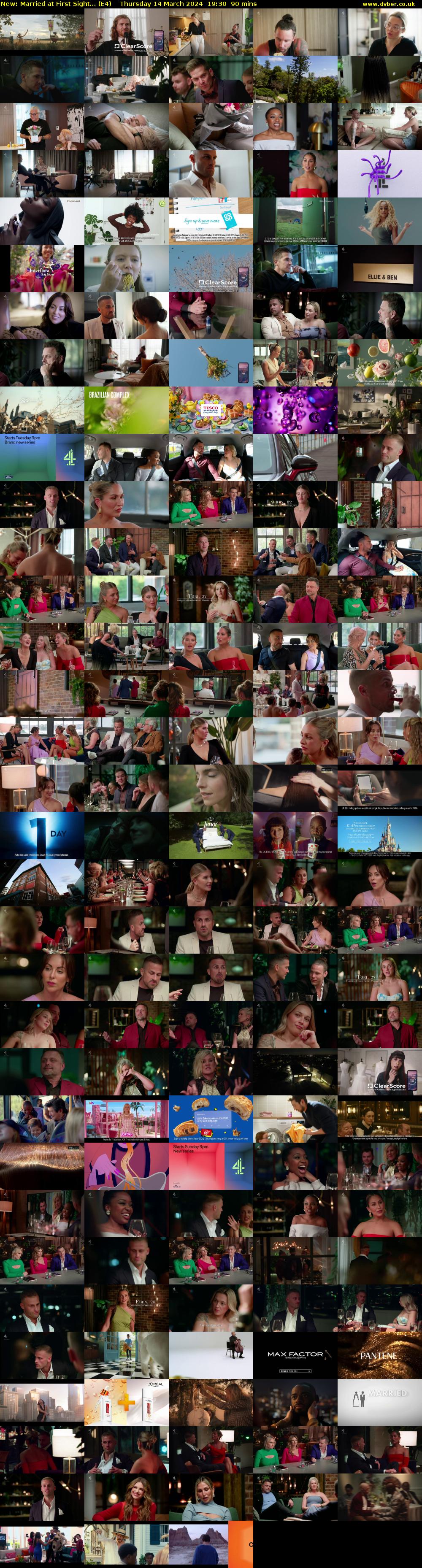 Married at First Sight... (E4) Thursday 14 March 2024 19:30 - 21:00