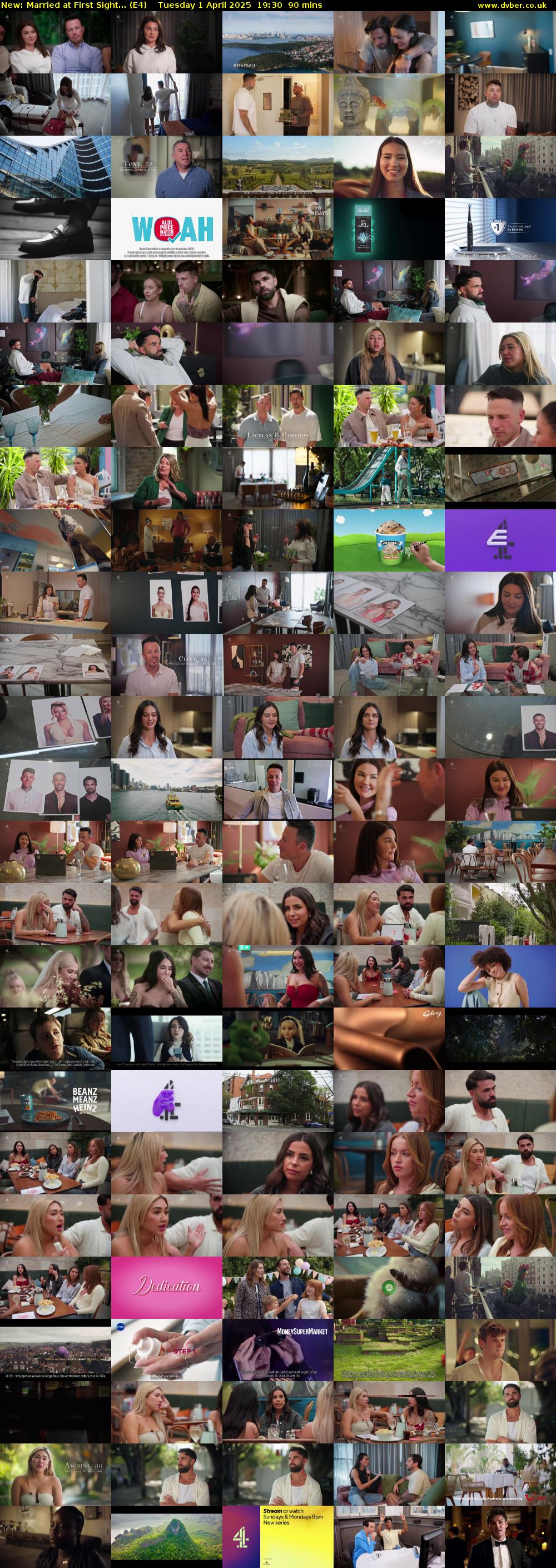 Married at First Sight... (E4) Tuesday 1 April 2025 19:30 - 21:00