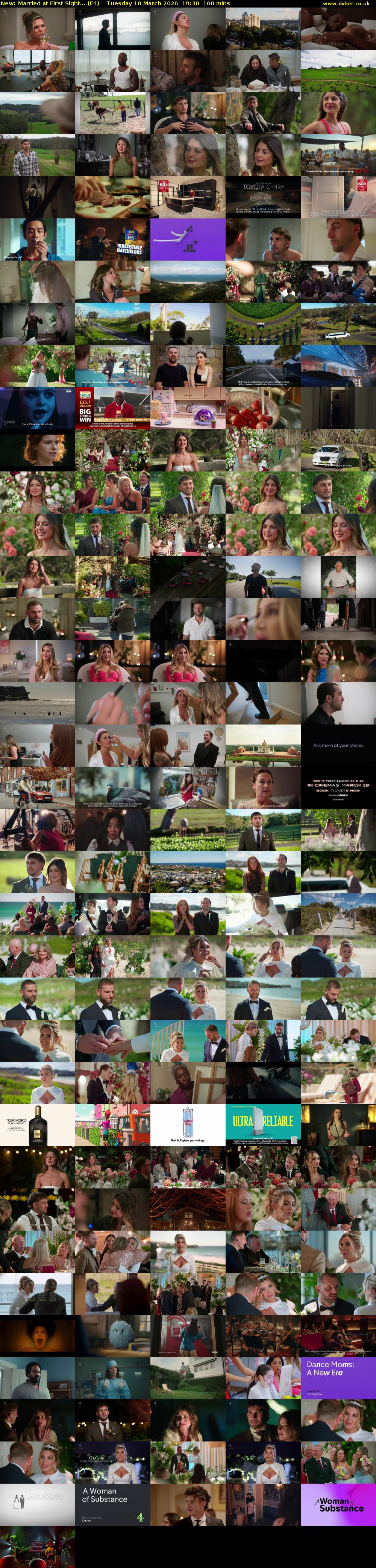 Married at First Sight... (E4) Tuesday 10 March 2026 19:30 - 21:10