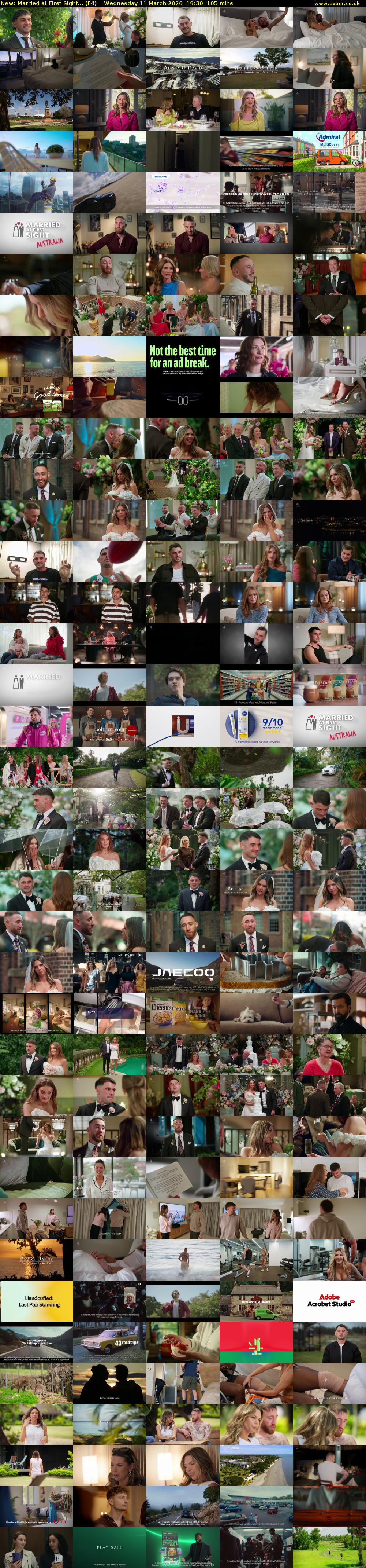 Married at First Sight... (E4) Wednesday 11 March 2026 19:30 - 21:15