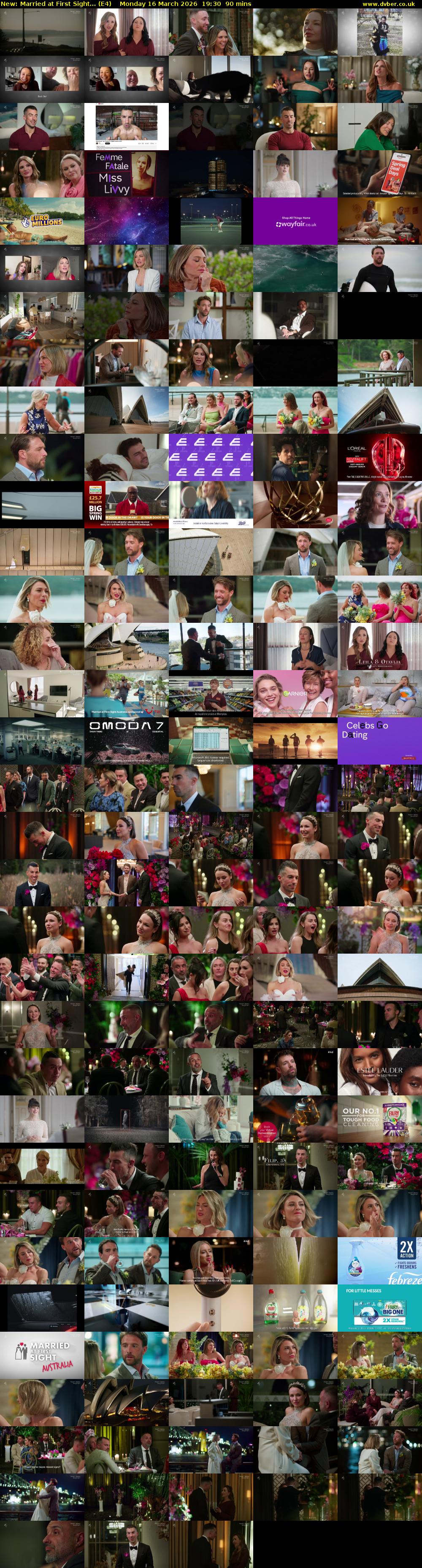 Married at First Sight... (E4) Monday 16 March 2026 19:30 - 21:00