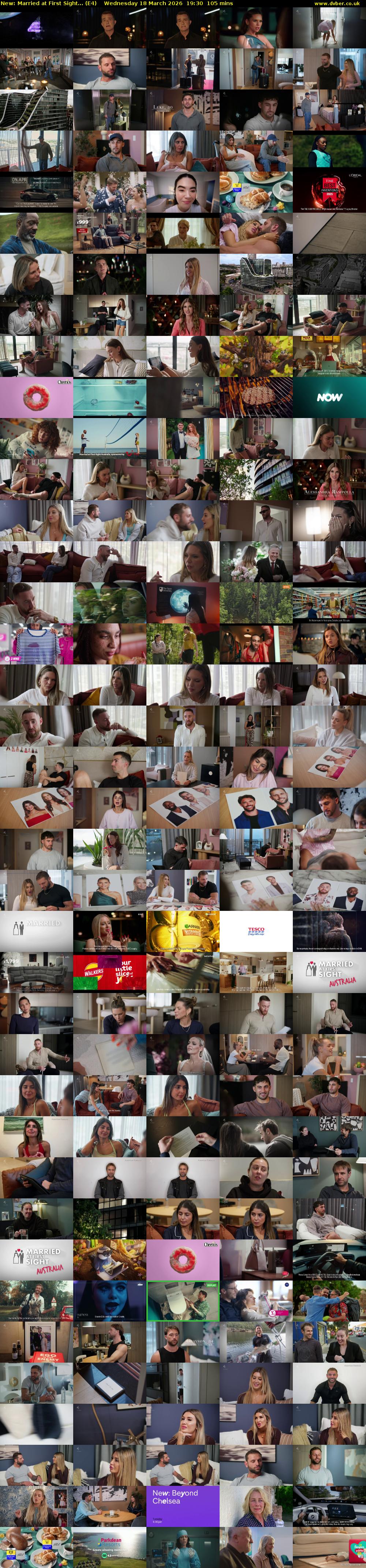 Married at First Sight... (E4) Wednesday 18 March 2026 19:30 - 21:15