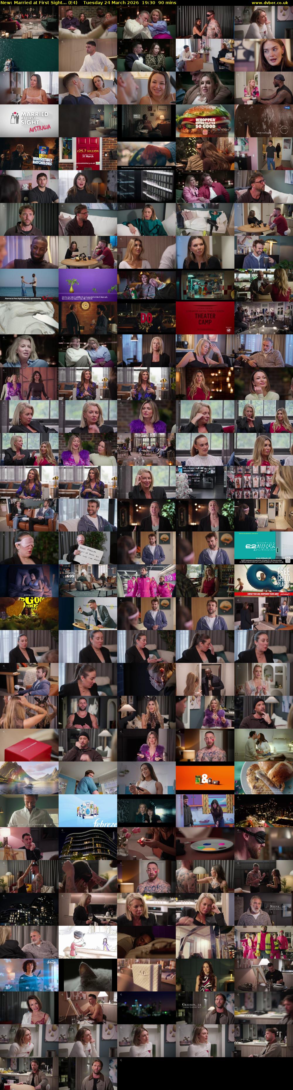 Married at First Sight... (E4) Tuesday 24 March 2026 19:30 - 21:00