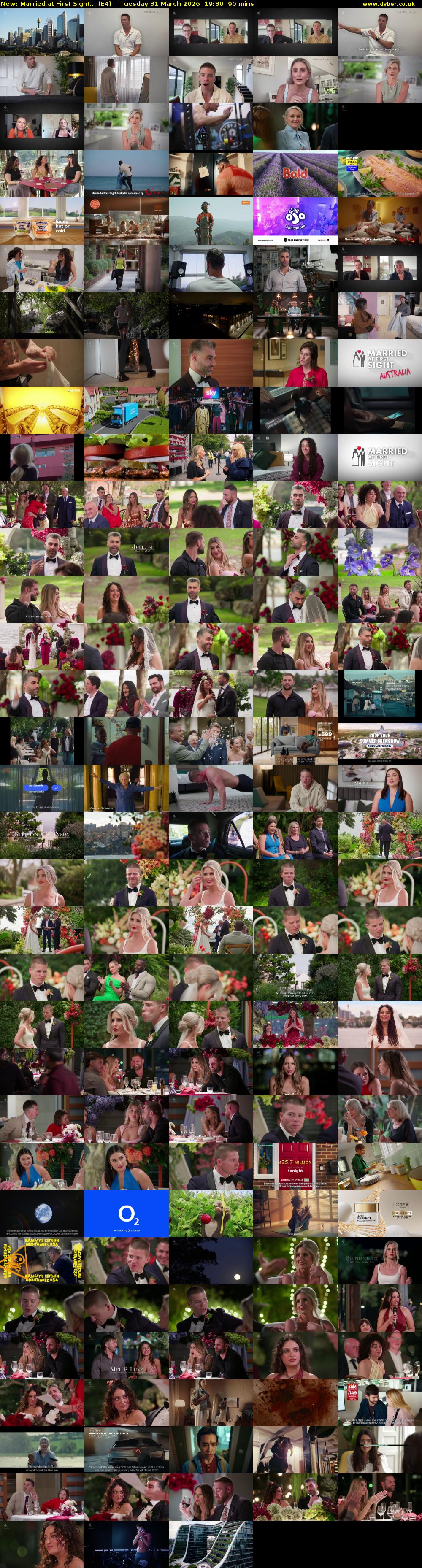 Married at First Sight... (E4) Tuesday 31 March 2026 19:30 - 21:00