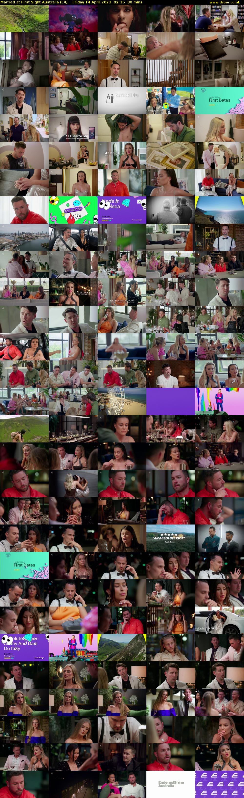 Married at First Sight Australia (E4) Friday 14 April 2023 02:15 - 03:35